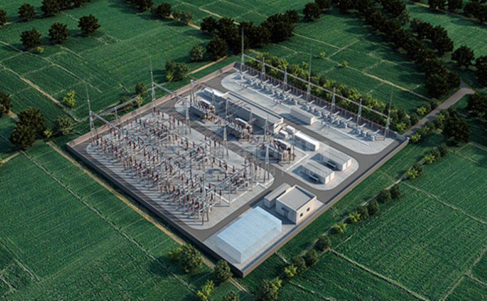 变电站水电站发电站3d数字孪生建模，电力电网三维数字孪生可视化